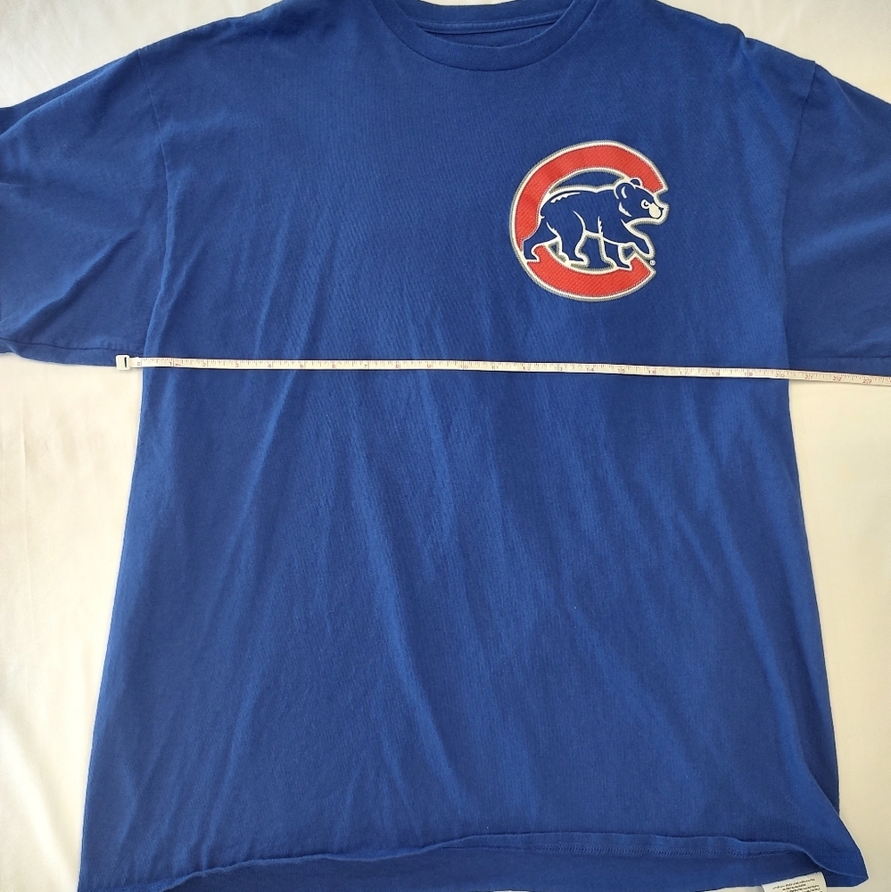 Majestic Athletic Chicago Cubs Baseball Kris Bryant Blue Tshirt Size XL - Picture 5 of 9